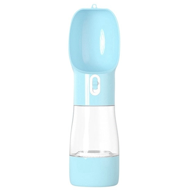 Portable Dog Water Bottle w/ Food Storage